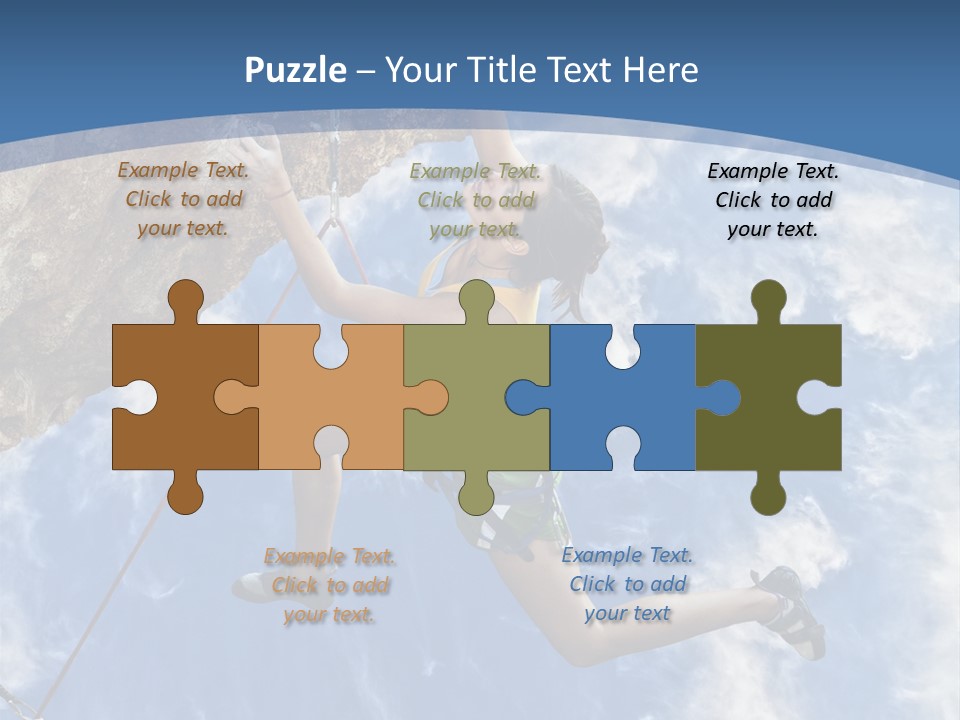 Explore Height Motivational PowerPoint Template