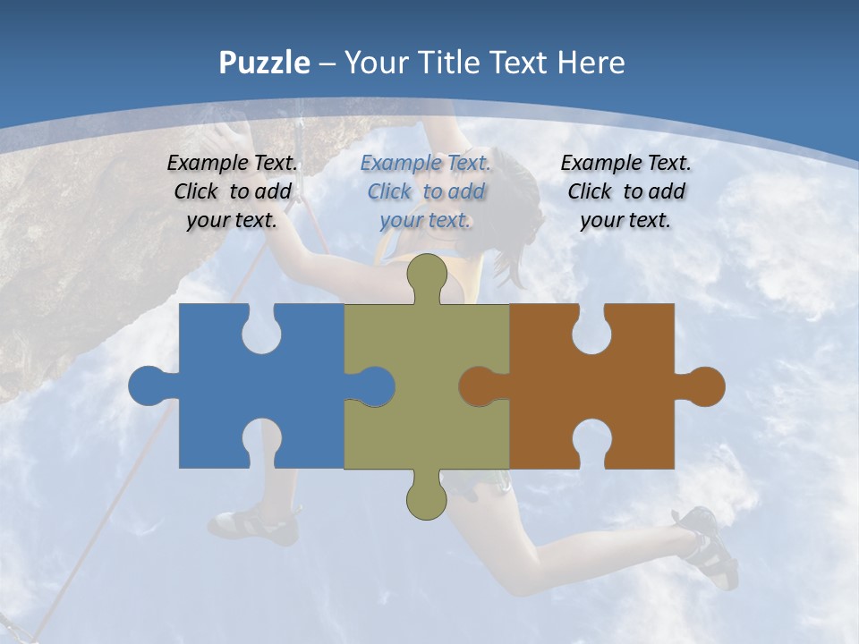 Explore Height Motivational PowerPoint Template