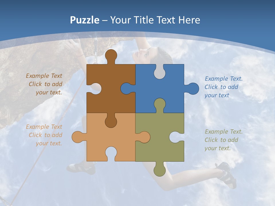 Explore Height Motivational PowerPoint Template