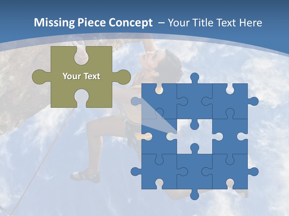 Explore Height Motivational PowerPoint Template