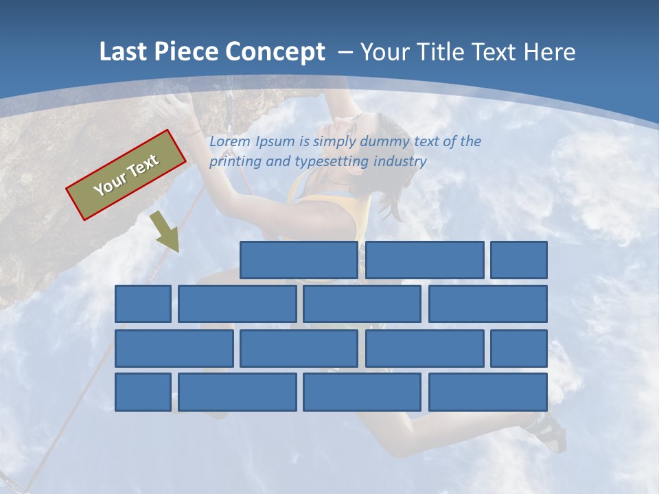 Explore Height Motivational PowerPoint Template