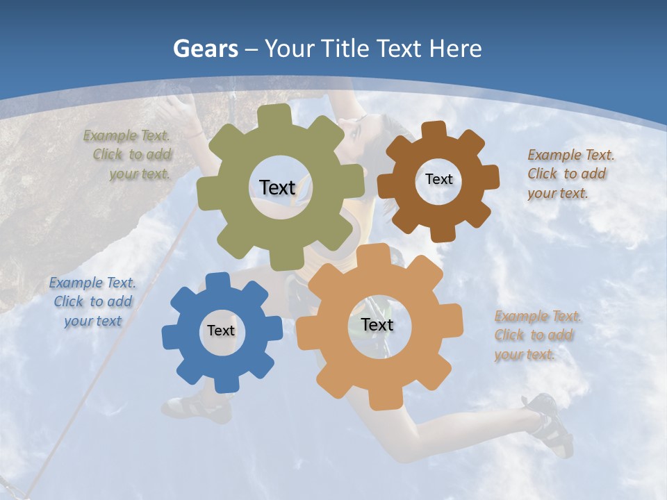 Explore Height Motivational PowerPoint Template