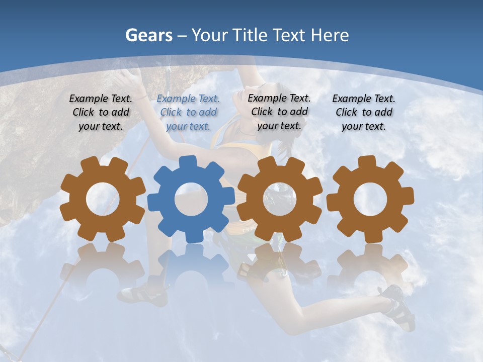 Explore Height Motivational PowerPoint Template