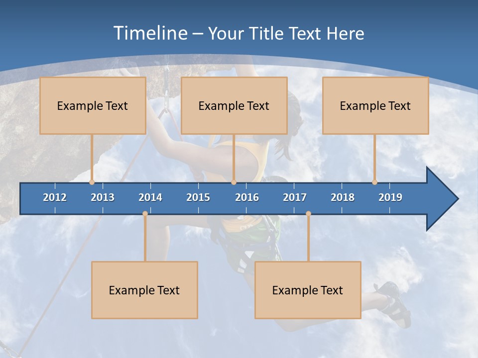 Explore Height Motivational PowerPoint Template