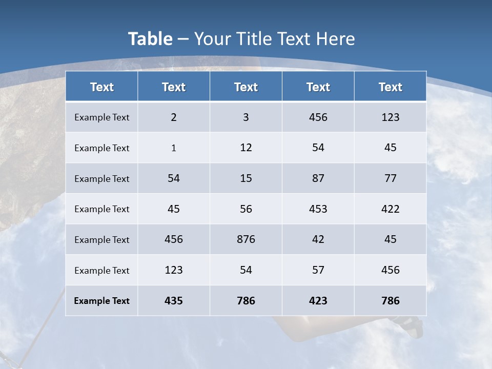 Explore Height Motivational PowerPoint Template