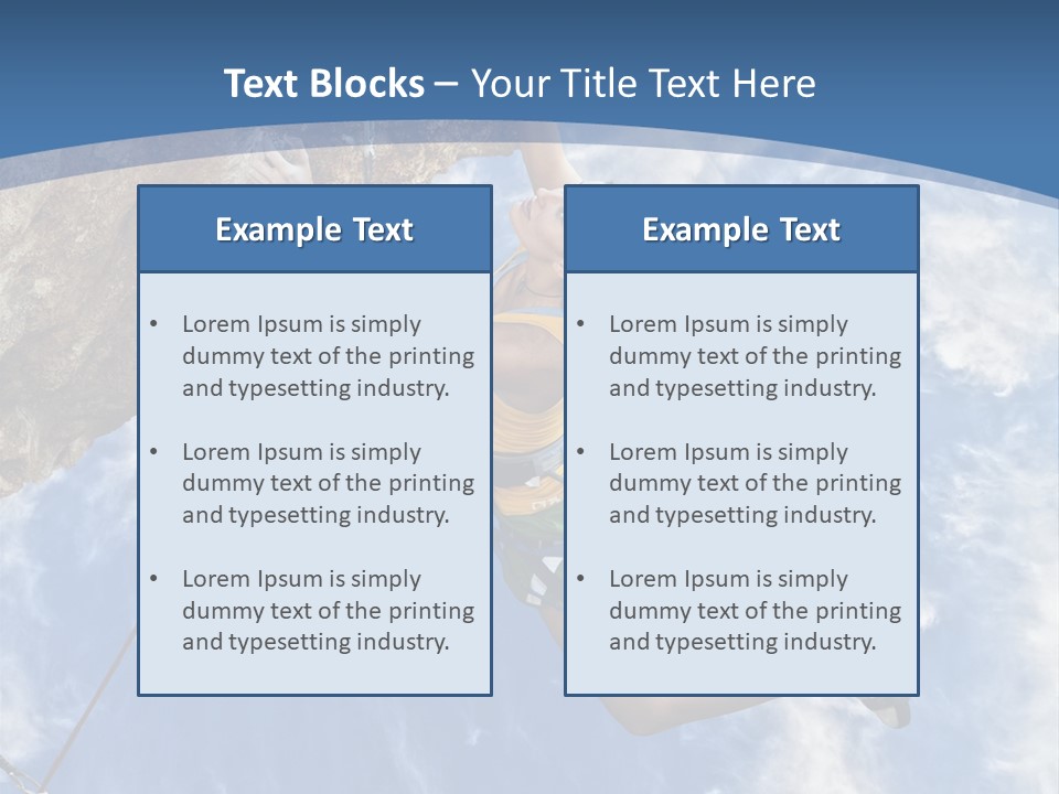 Explore Height Motivational PowerPoint Template
