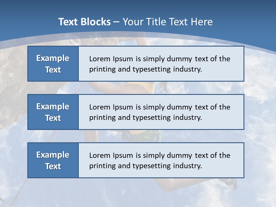 Explore Height Motivational PowerPoint Template