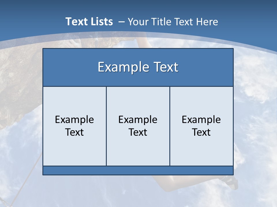 Explore Height Motivational PowerPoint Template