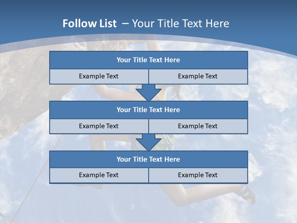 Explore Height Motivational PowerPoint Template