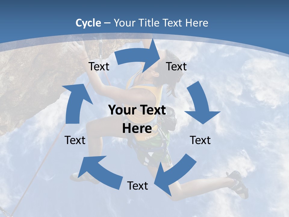 Explore Height Motivational PowerPoint Template