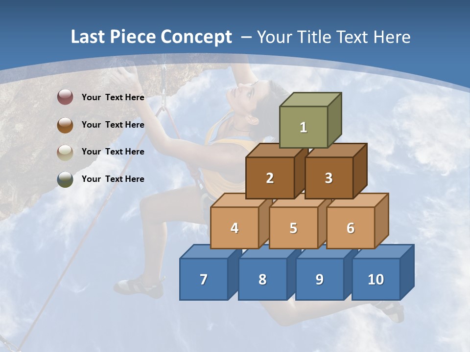 Explore Height Motivational PowerPoint Template