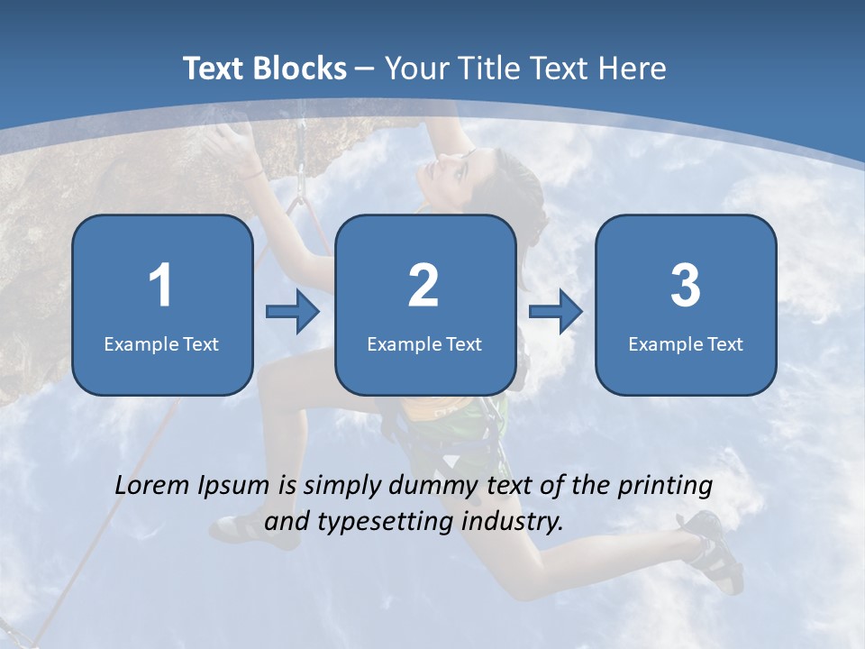 Explore Height Motivational PowerPoint Template