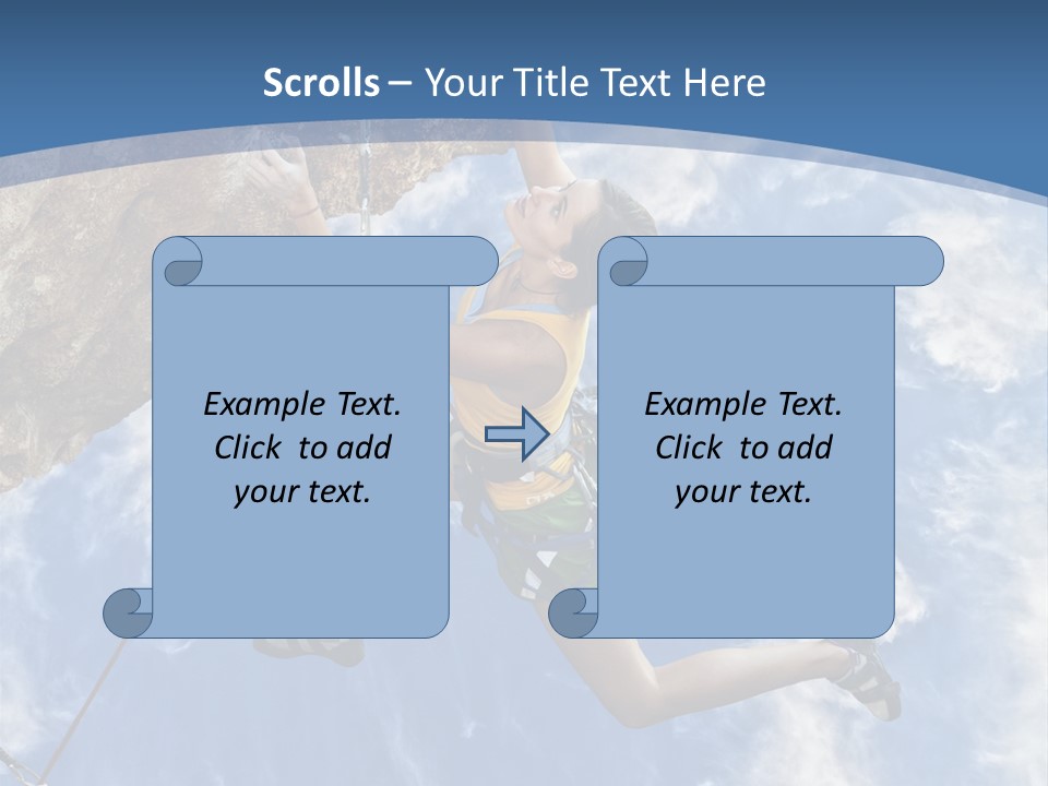 Explore Height Motivational PowerPoint Template