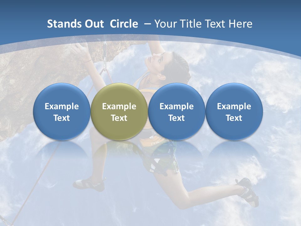 Explore Height Motivational PowerPoint Template