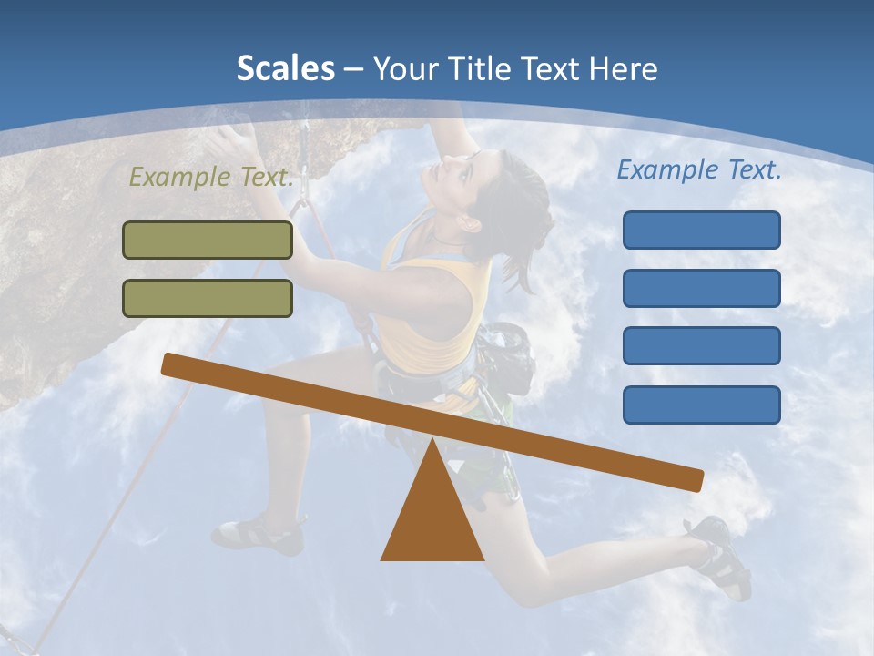 Explore Height Motivational PowerPoint Template