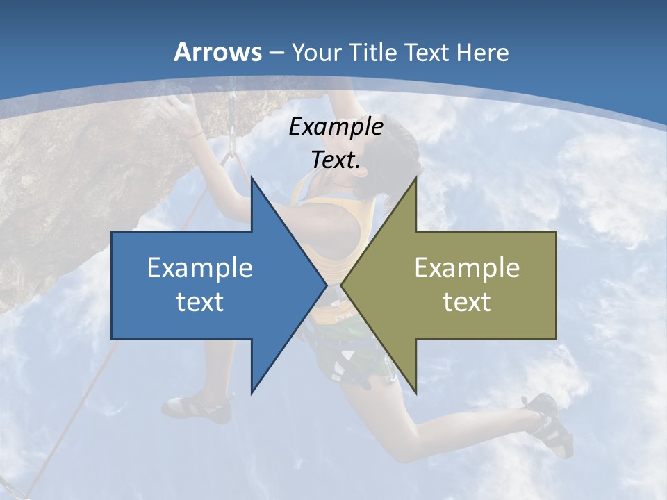 Explore Height Motivational PowerPoint Template