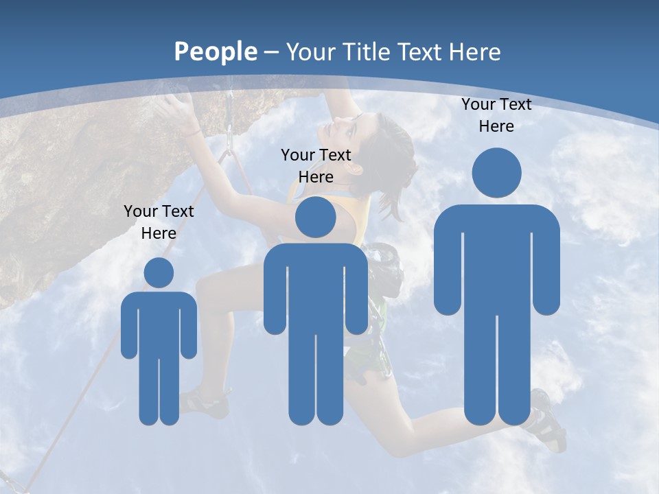 Explore Height Motivational PowerPoint Template