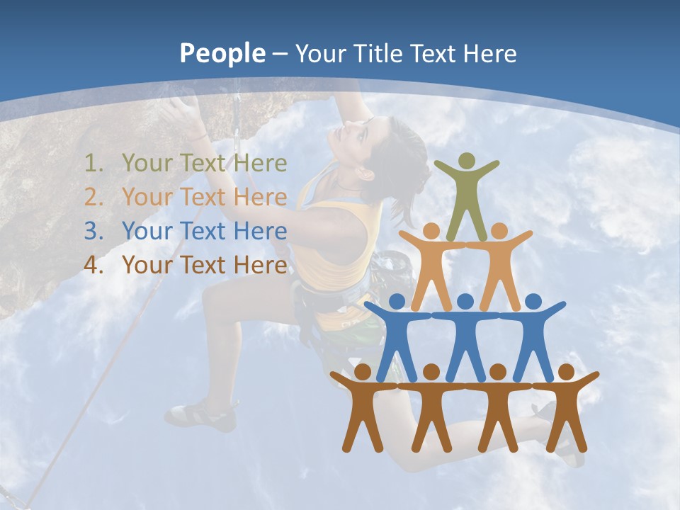 Explore Height Motivational PowerPoint Template