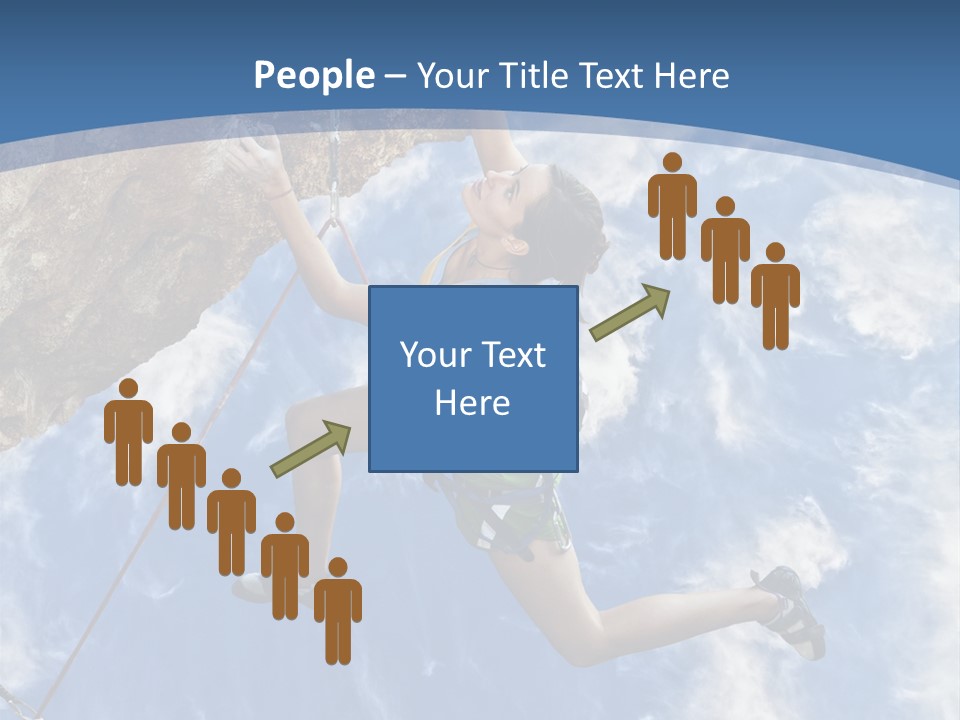 Explore Height Motivational PowerPoint Template