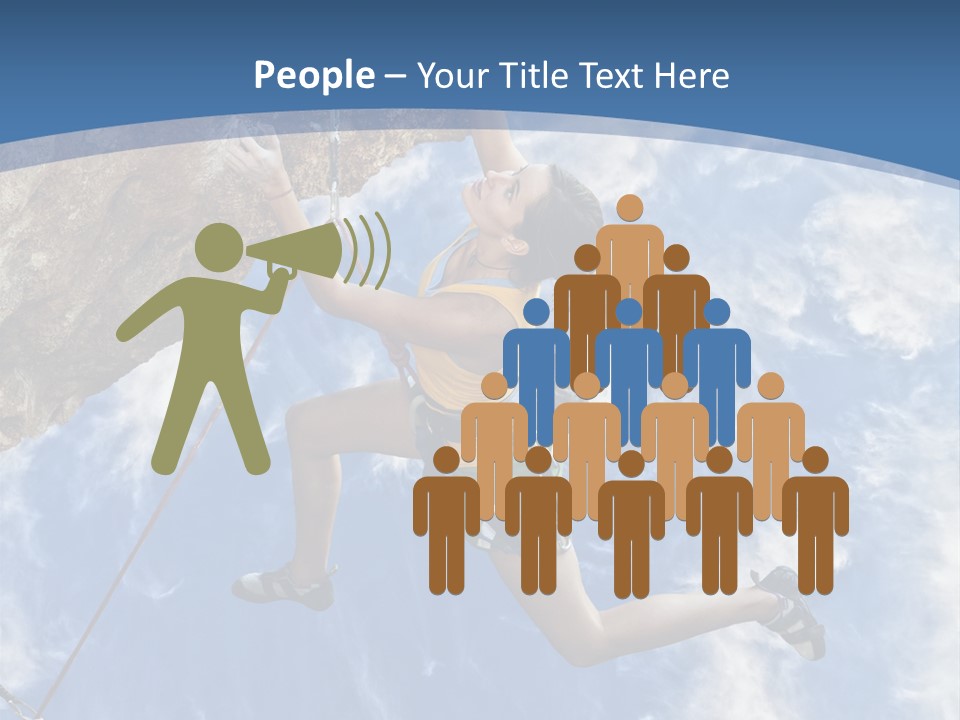 Explore Height Motivational PowerPoint Template