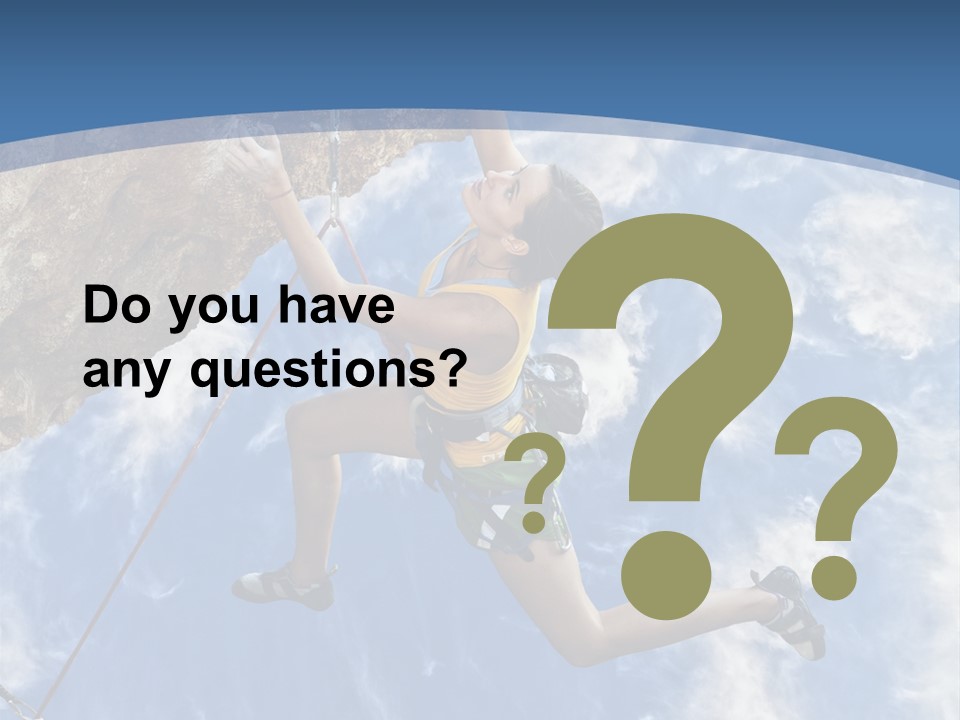 Explore Height Motivational PowerPoint Template