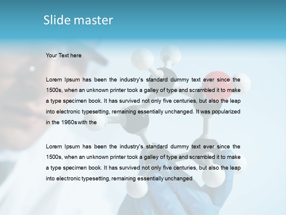 Dna Using White Collar Worker PowerPoint Template