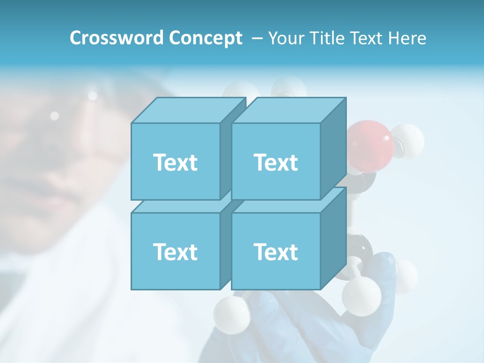 Dna Using White Collar Worker PowerPoint Template