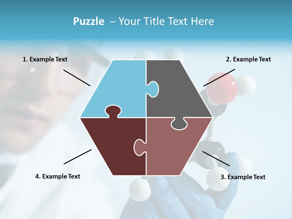 Dna Using White Collar Worker PowerPoint Template