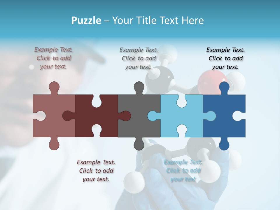 Dna Using White Collar Worker PowerPoint Template