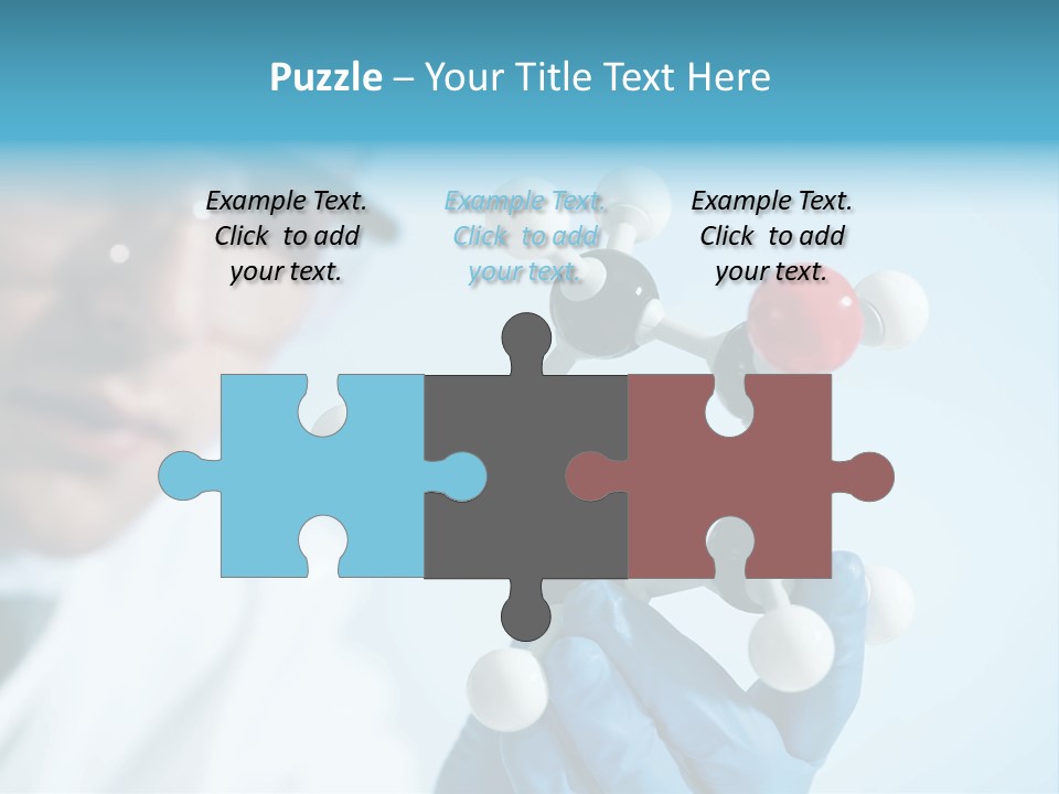 Dna Using White Collar Worker PowerPoint Template