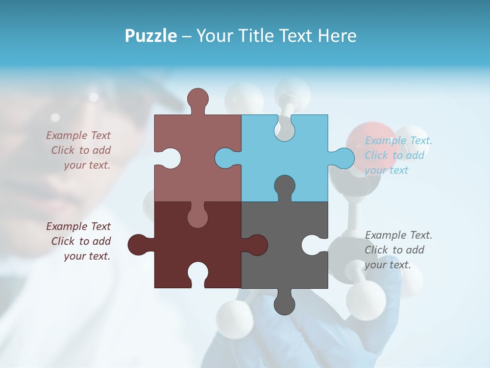 Dna Using White Collar Worker PowerPoint Template