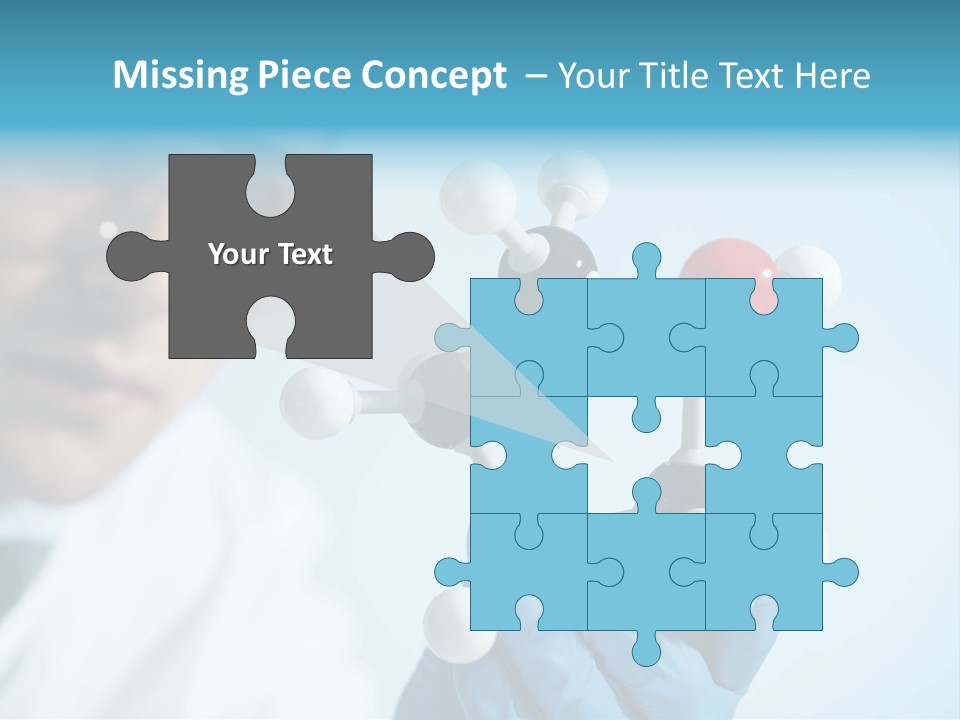 Dna Using White Collar Worker PowerPoint Template