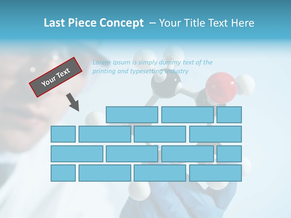 Dna Using White Collar Worker PowerPoint Template
