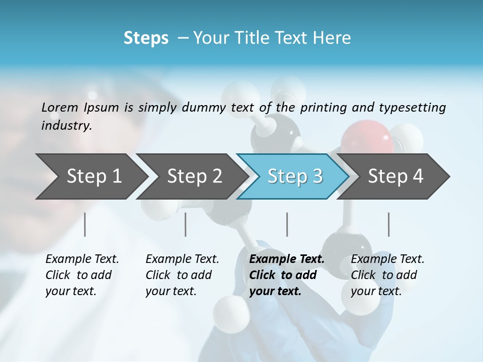 Dna Using White Collar Worker PowerPoint Template