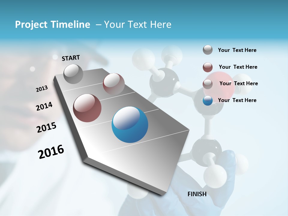 Dna Using White Collar Worker PowerPoint Template