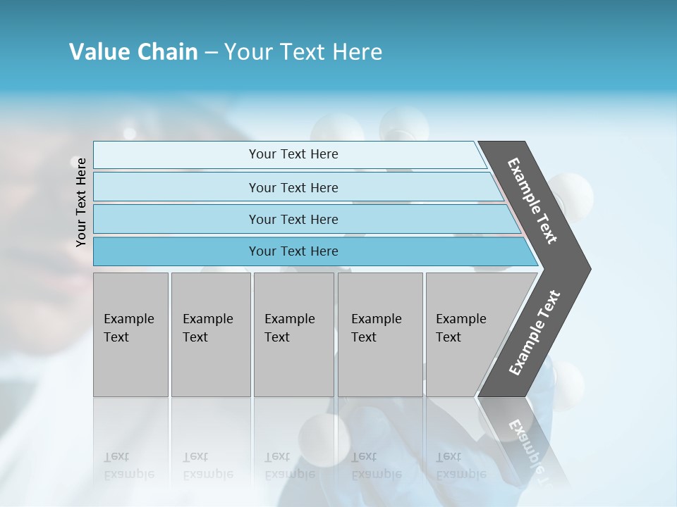 Dna Using White Collar Worker PowerPoint Template
