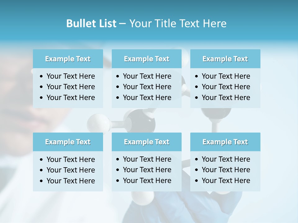Dna Using White Collar Worker PowerPoint Template