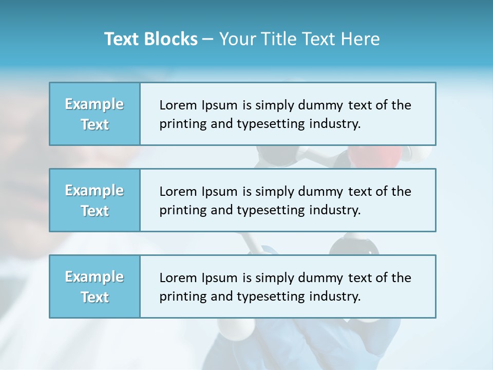 Dna Using White Collar Worker PowerPoint Template