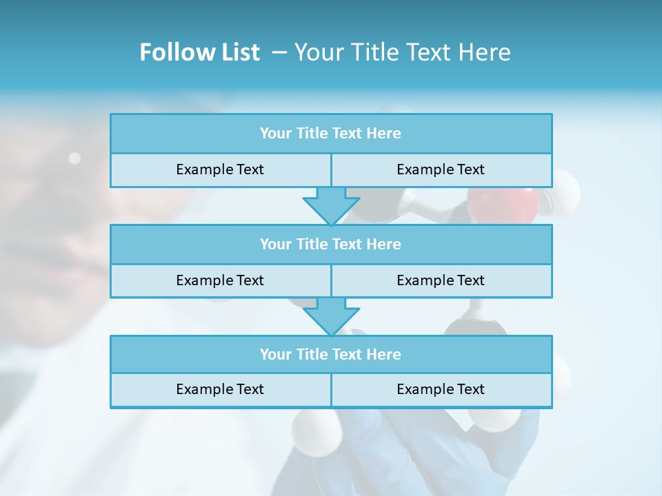Dna Using White Collar Worker PowerPoint Template