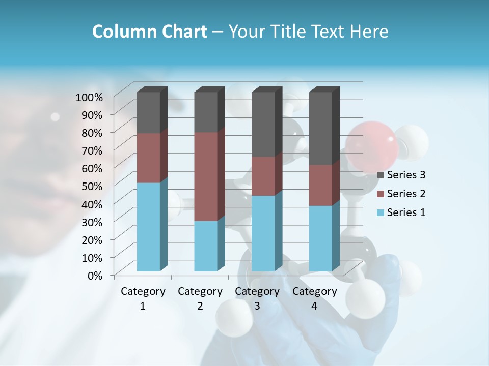 Dna Using White Collar Worker PowerPoint Template
