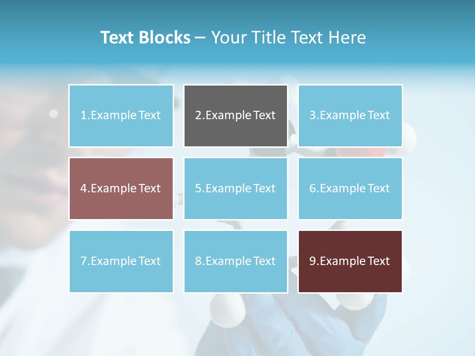 Dna Using White Collar Worker PowerPoint Template