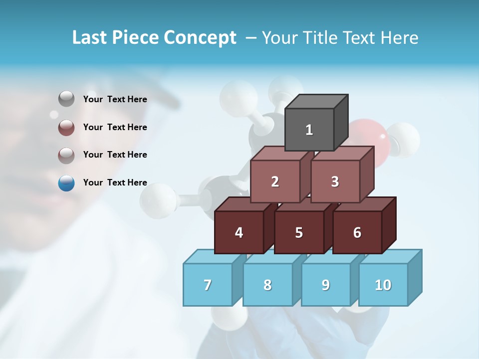 Dna Using White Collar Worker PowerPoint Template