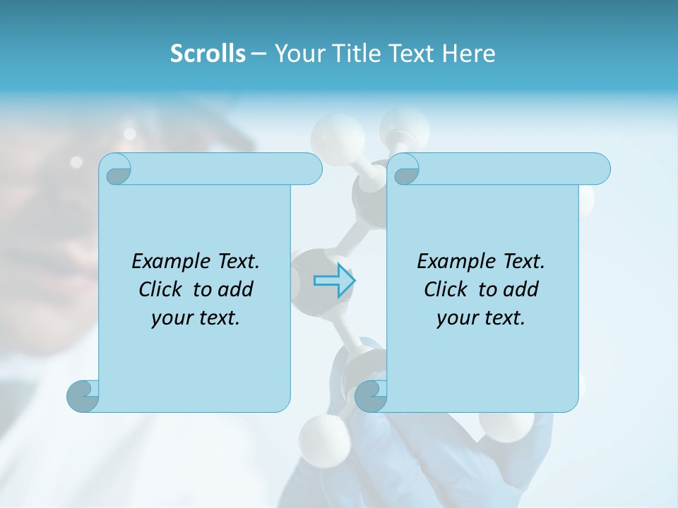 Dna Using White Collar Worker PowerPoint Template