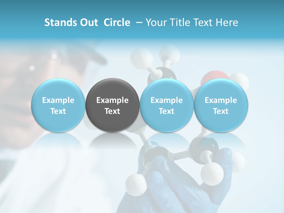 Dna Using White Collar Worker PowerPoint Template