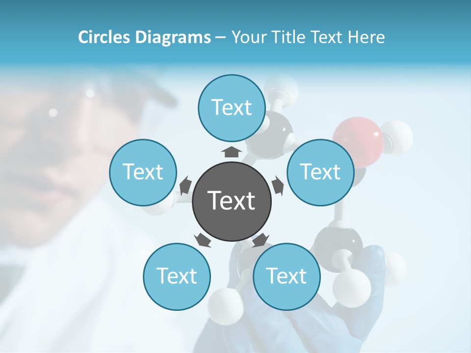 Dna Using White Collar Worker PowerPoint Template