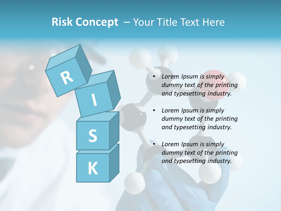 Dna Using White Collar Worker PowerPoint Template