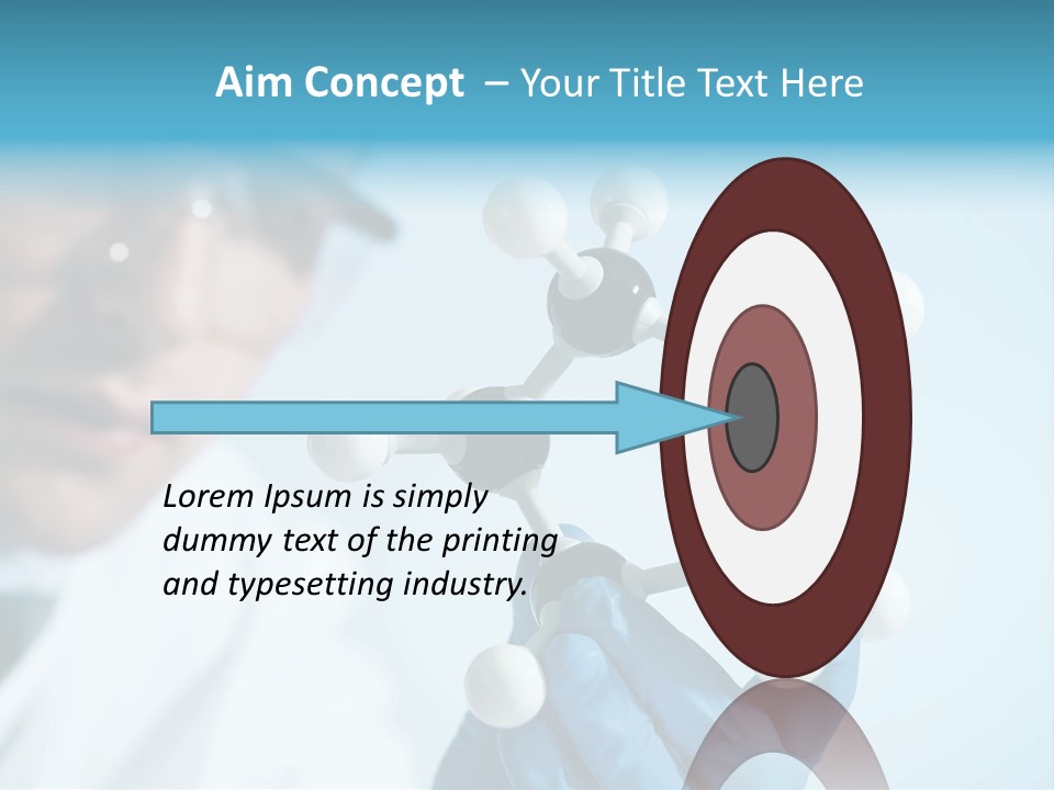 Dna Using White Collar Worker PowerPoint Template