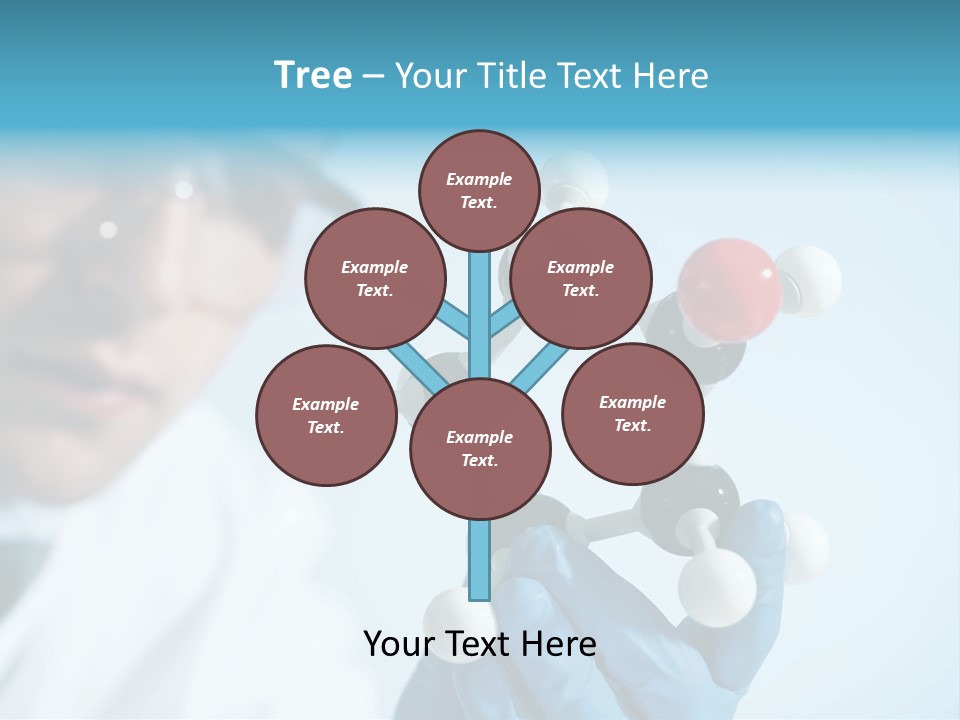 Dna Using White Collar Worker PowerPoint Template