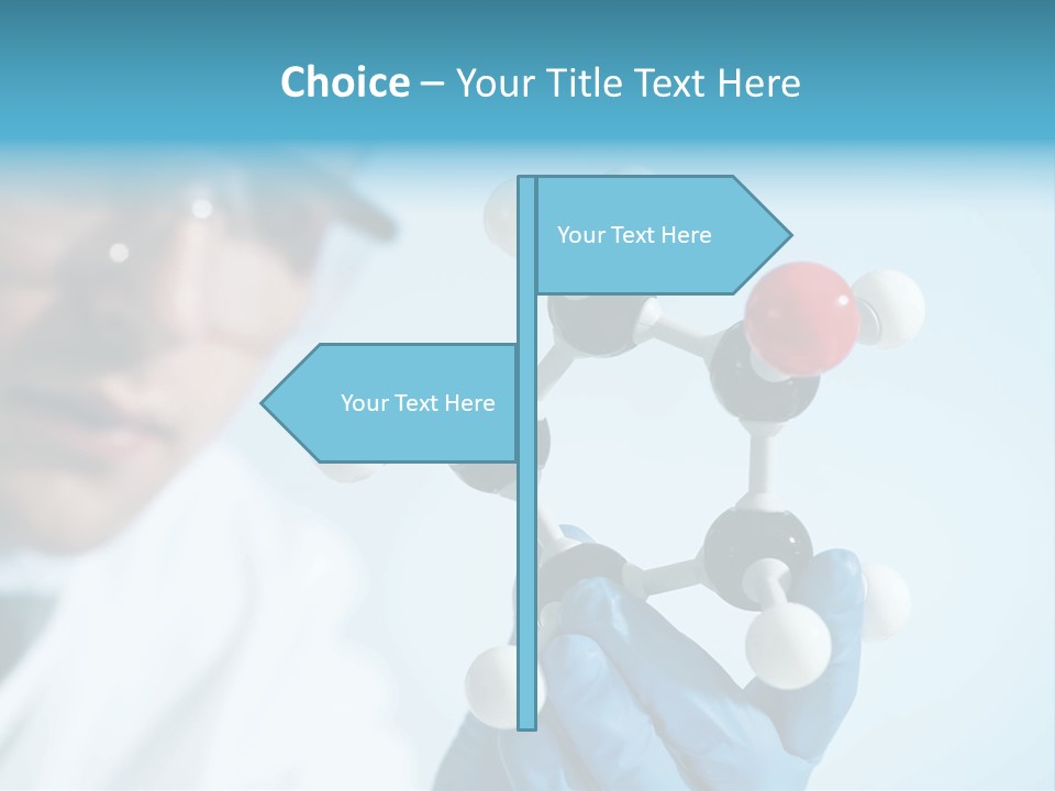 Dna Using White Collar Worker PowerPoint Template