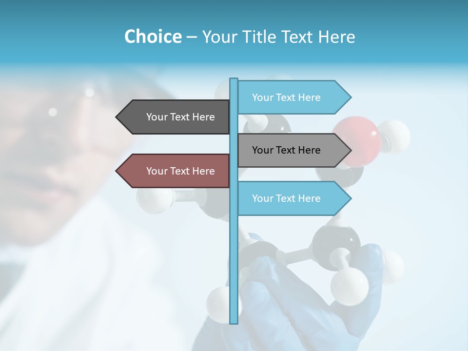 Dna Using White Collar Worker PowerPoint Template